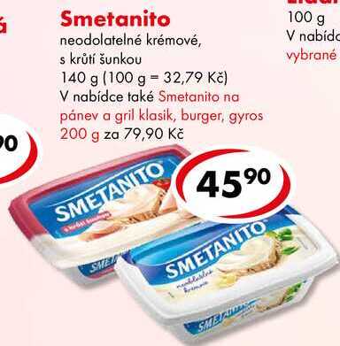 Smetanito, 140 g