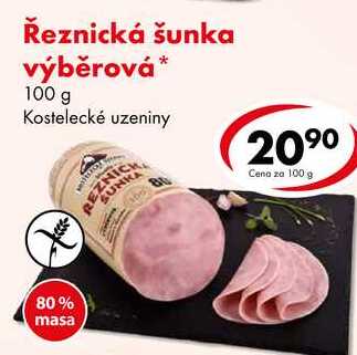 Řeznická šunka výběrová, 100 g