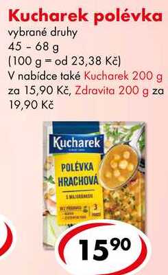 Kucharek polévka, 45-68 g