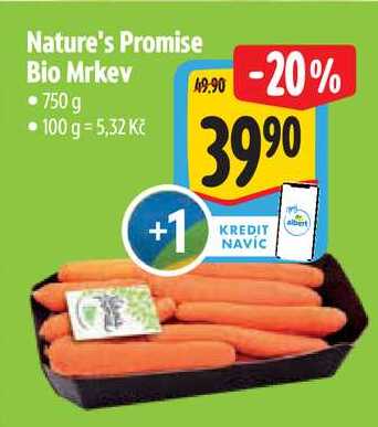 Nature's Promise Bio Mrkev, 750 g