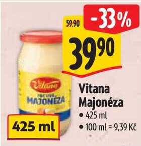 Vitana Majonéza, 425 ml