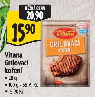 Vitana Grilovací koření, 28 g