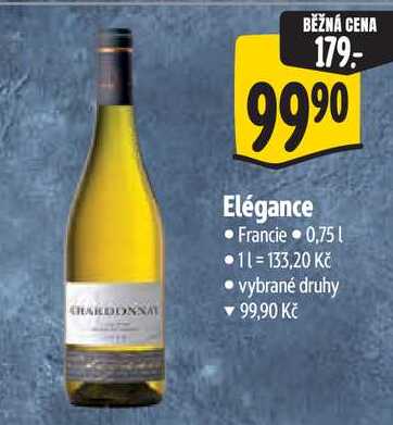 Elégance, 0,75 l