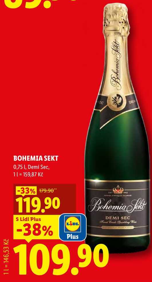 BOHEMIA SEKT, 0,75 l
