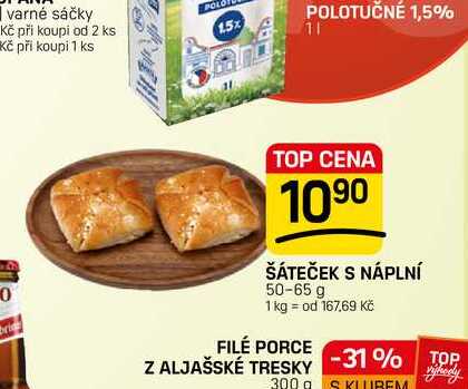 ŠÁTEČEK S NÁPLNÍ 50-65 g
