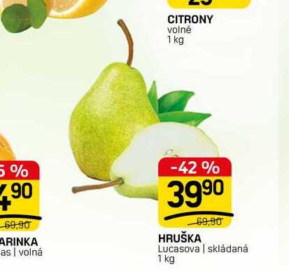 HRUŠKA Lucasova skládaná 1 kg