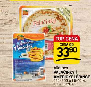 PALAČINKY | AMERICKÉ LÍVANCE 250-300 g