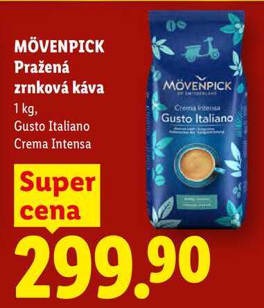 MÖVENPICK Pražená zrnková káva, 1 kg