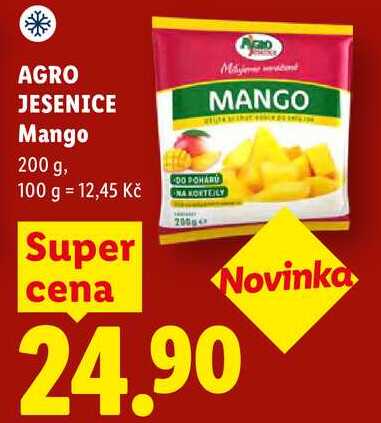 AGRO JESENICE Mango, 200 g