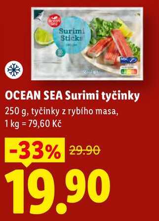 OCEAN SEA Surimi tyčinky, 250 g