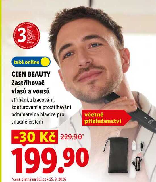 CIEN BEAUTY Zastřihovač vlasů a vousů