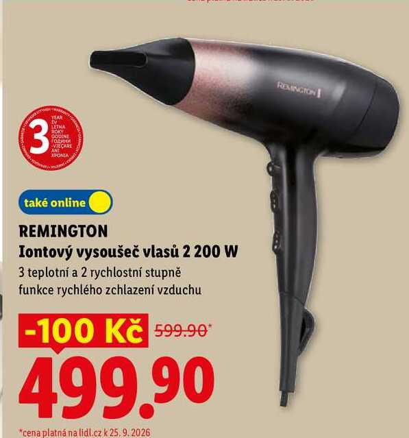 REMINGTON Iontový vysoušeč vlasů 2 200 W 