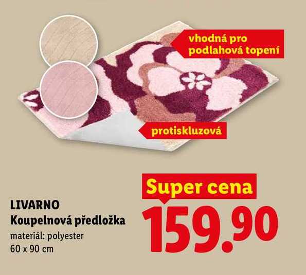 LIVARNO Koupelnová předložka