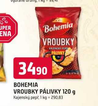 BOHEMIA VROUBKY PÁLIVKY 120 g