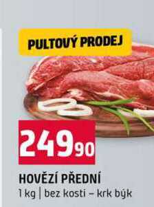 HOVĚZÍ PŘEDNÍ 1 kg bez kosti krk býk