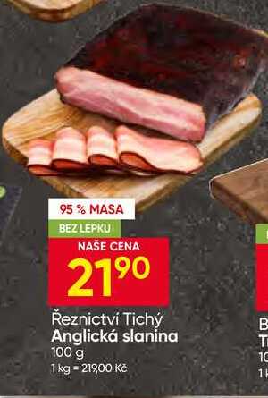 Anglická slanina 100 g