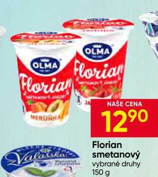 Florian smetanový vybrané druhy 150 g