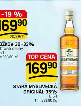 STARÁ MYSLIVECKÁ ORIGINÁL 35% 0,5l