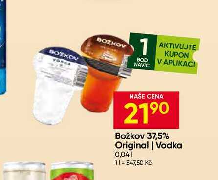 Božkov Originál Tuzemský 37,5 % 0,04l