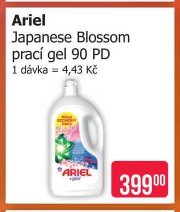 Ariel Japanese Blossom prací gel 90 PD