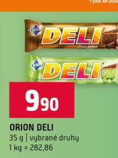 ORION DELI 35 g vybrané druhy