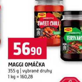 MAGGI OMÁČKA 355 g vybrané druhy 