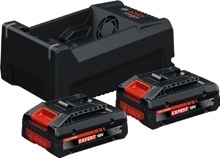 BOSCH PROFESSIONAL STARTOVACÍ 3 199,- SADA 2X EXBA18V-40 + GAL 12V/18V-80