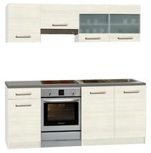 BLACK&WHITE STYLE KUCHYŇSKÁ SESTAVA AMELIE 210 CM