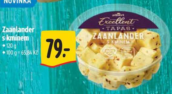 Zaanlander s kmínem, 120 g  