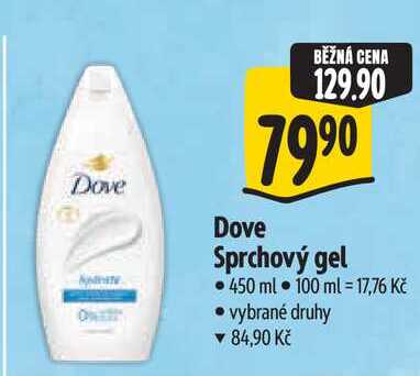 Dove Sprchový gel, 450 ml
