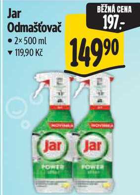 Jar Odmašťovač, 2x 500 ml 
