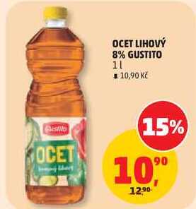 OCET LIHOVÝ 8% GUSTITO, 1 l
