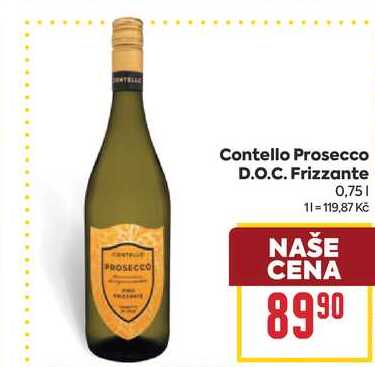 Contello Prosecco D.O.C. Frizzante 0,75l
