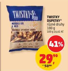 TWISTKY DUPETKY různé druhy, 180 g