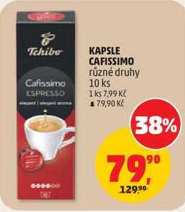 KAPSLE CAFISSIMO různé druhy, 10 ks  