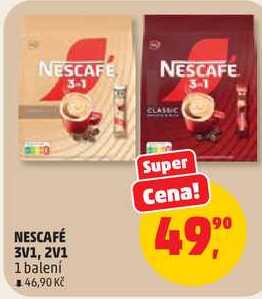 NESCAFÉ 3V1, 2V1, 1 balení  