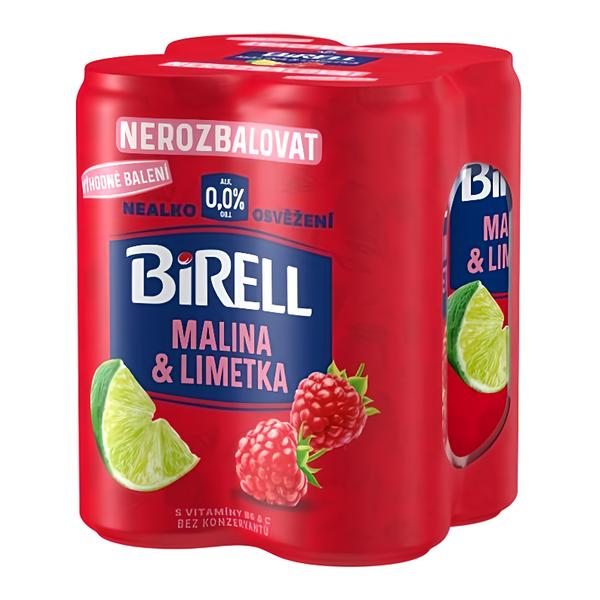 Birell 0.0 Malina & Limetka nealkoholické pivo 4x0,33l
