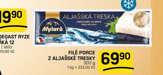 FILÉ PORCE Z ALJAŠSKÉ TRESKY 300 g 