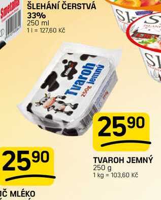 TVAROH JEMNÝ 250 g