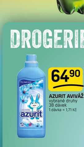 AZURIT AVIVÁŽ vybrané druhy 38 dávek