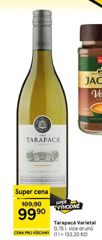 Tarapacá Varietal 0.75 l