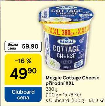 Meggle Cottage Cheese přírodní XXL, 380 g
