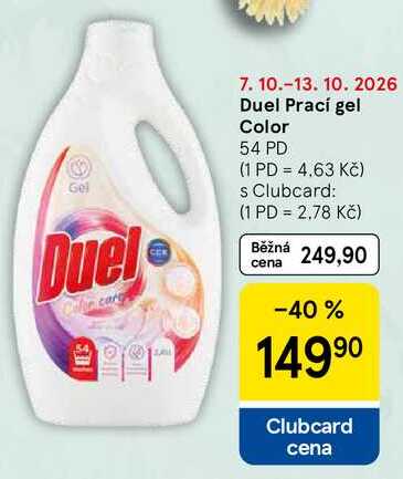 Duel Prací gel Color, 54 PD