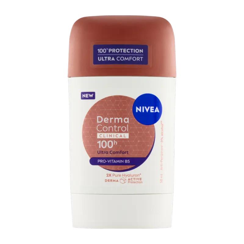 NIVEA Antiperspirant tuhý pro ženy Derma Control Clinical, 50 ml