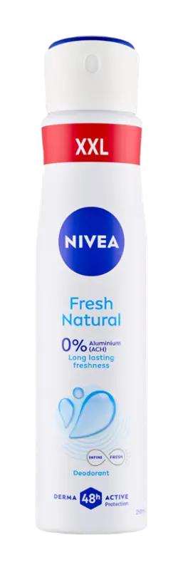 NIVEA Deodorant sprej pro ženy Fresh Natural, 250 ml