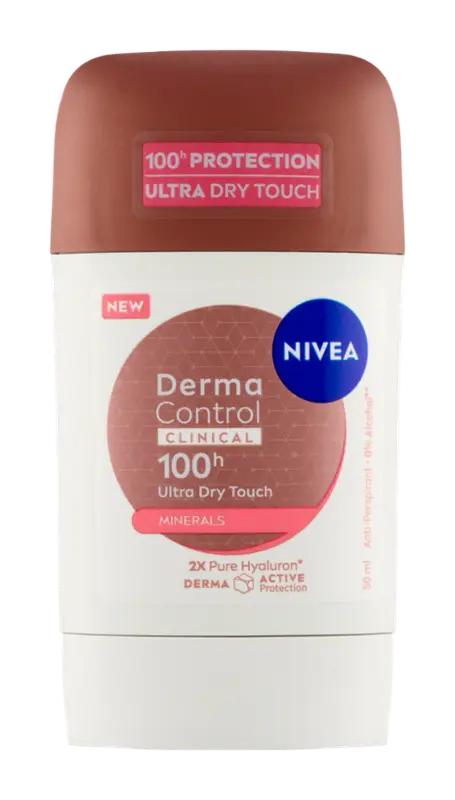 NIVEA Antiperspirant tuhý pro ženy Derma Dry Control, 50 ml