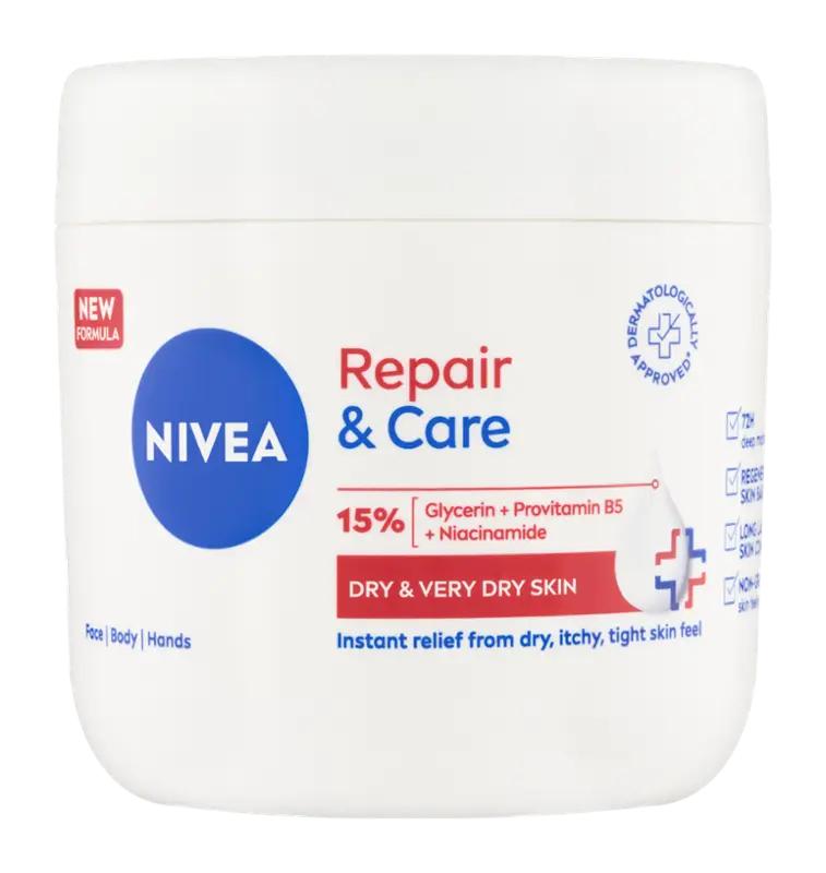 NIVEA Tělový krém Repair & Care, 400 ml