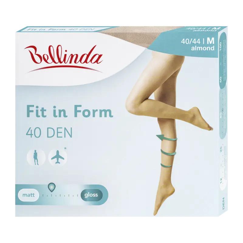Bellinda Punčochové kalhoty Fit In Form almond 40 DEN vel. M, 1 ks