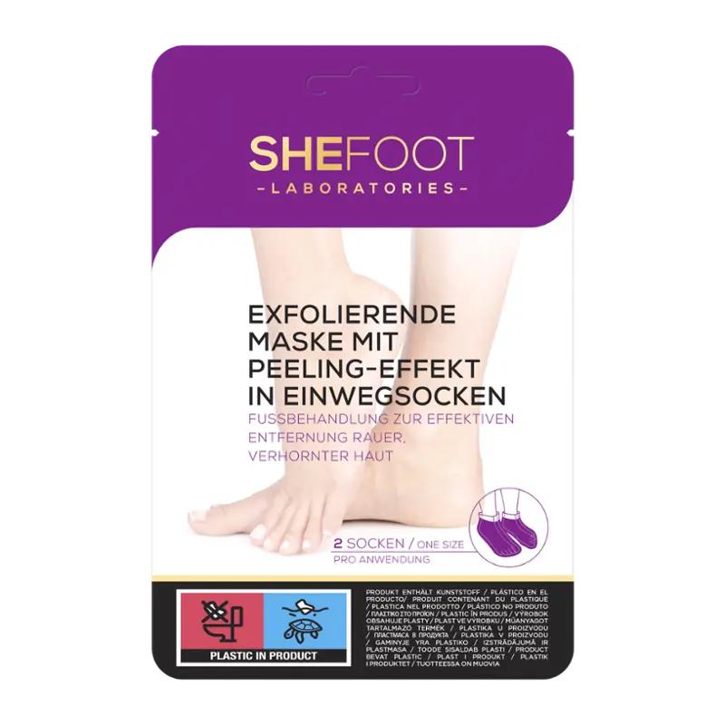 SHEFOOT Exfoliační maska na nohy, 1 ks