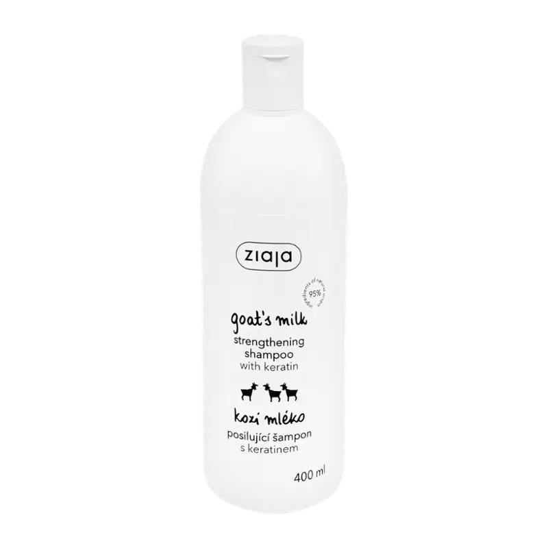 Ziaja Šampon Kozí mléko s keratinem, 400 ml